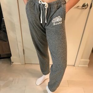 Roots original salt and pepper sweatpants